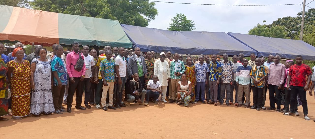 CIV/Bonon (Marahoué): Avec un cri de détresse, plus de 1000 déguerpis des campements adhèrent au message de Tidjane Thiam
