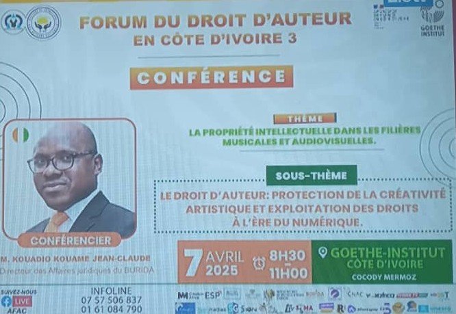 Côte d'Ivoire: Protection de la Créativité Artistique et exploitation des droits au cœur du Forum du Droit d’Auteur du 7 Avril prochain
