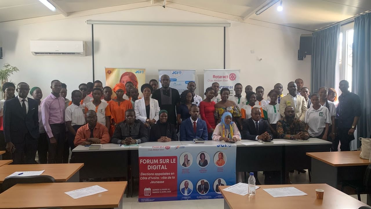Côte d’Ivoire : A un Forum sur le Digital,  Hermann Kouadio, Président de jeunesse AEC-PDCI-GC Yopougon/Songon fait un important plaidoyer en faveur de la jeunesse ivoirienne