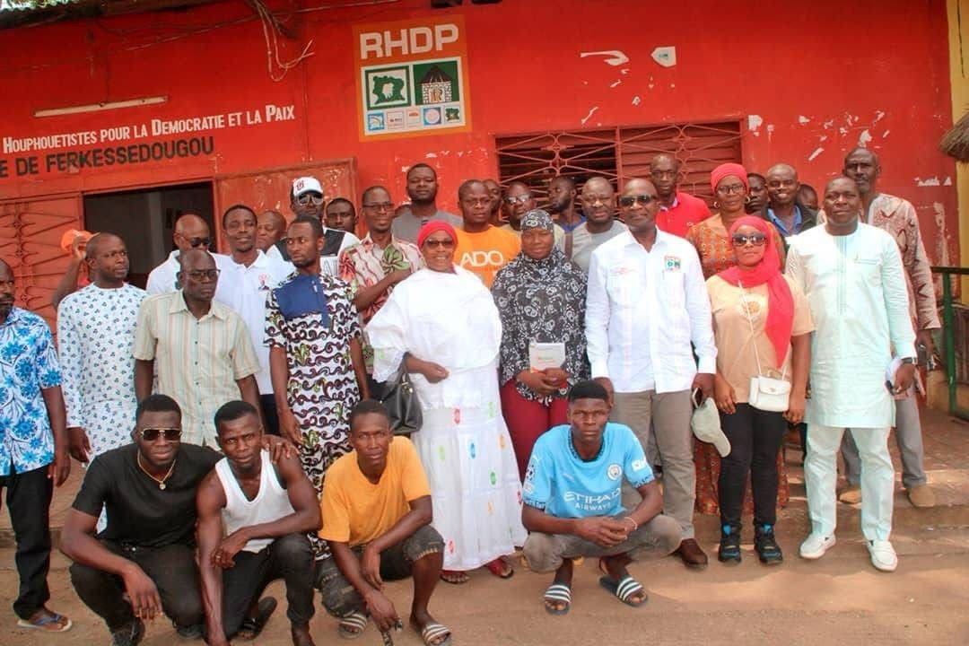 Côte d’Ivoire : Contentieux électoral, le Coordonnateur régional RHDP du Tchologo en tournée d'information et de sensibilisation