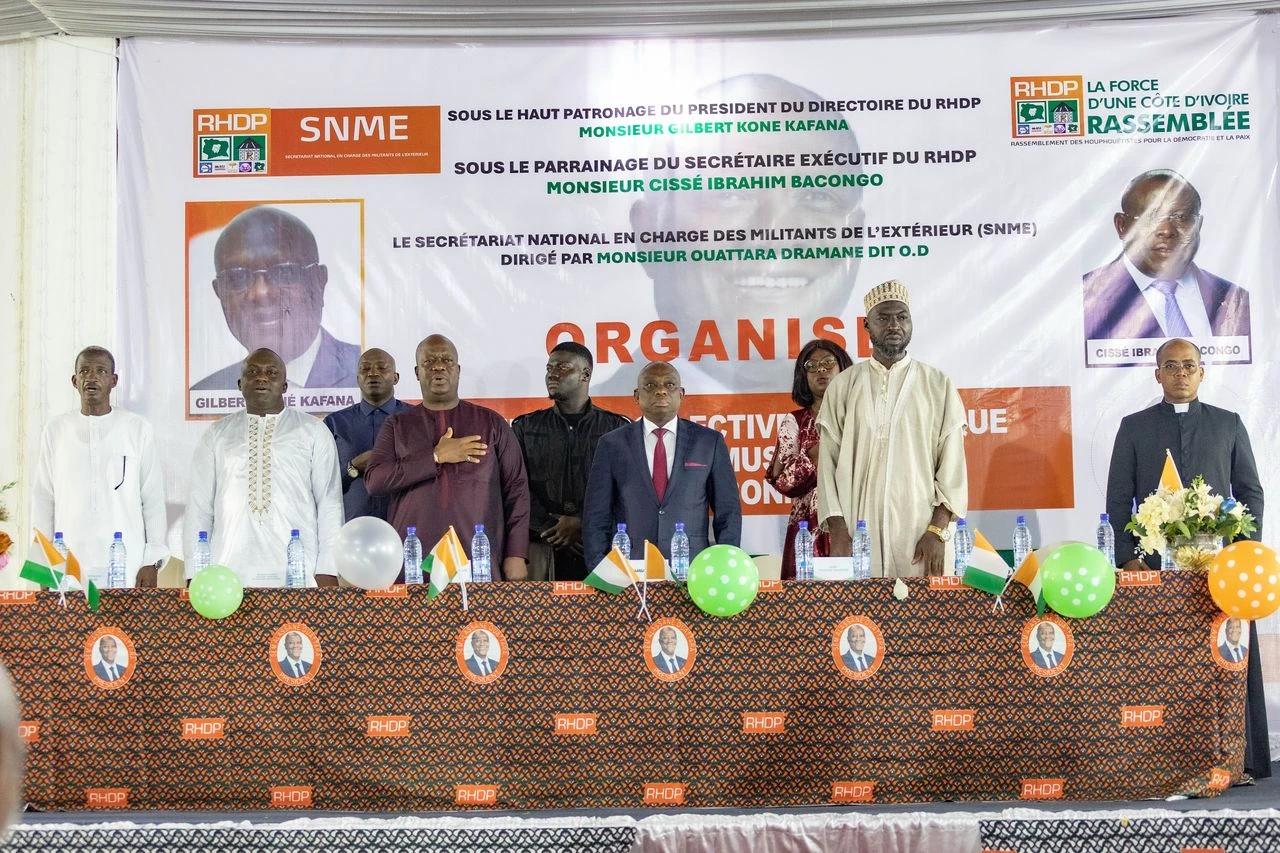 Gabon : 3ème édition de la Rupture collective, ce que Ouattara Dramane dit OD a confié aux militants RHDP de Libreville