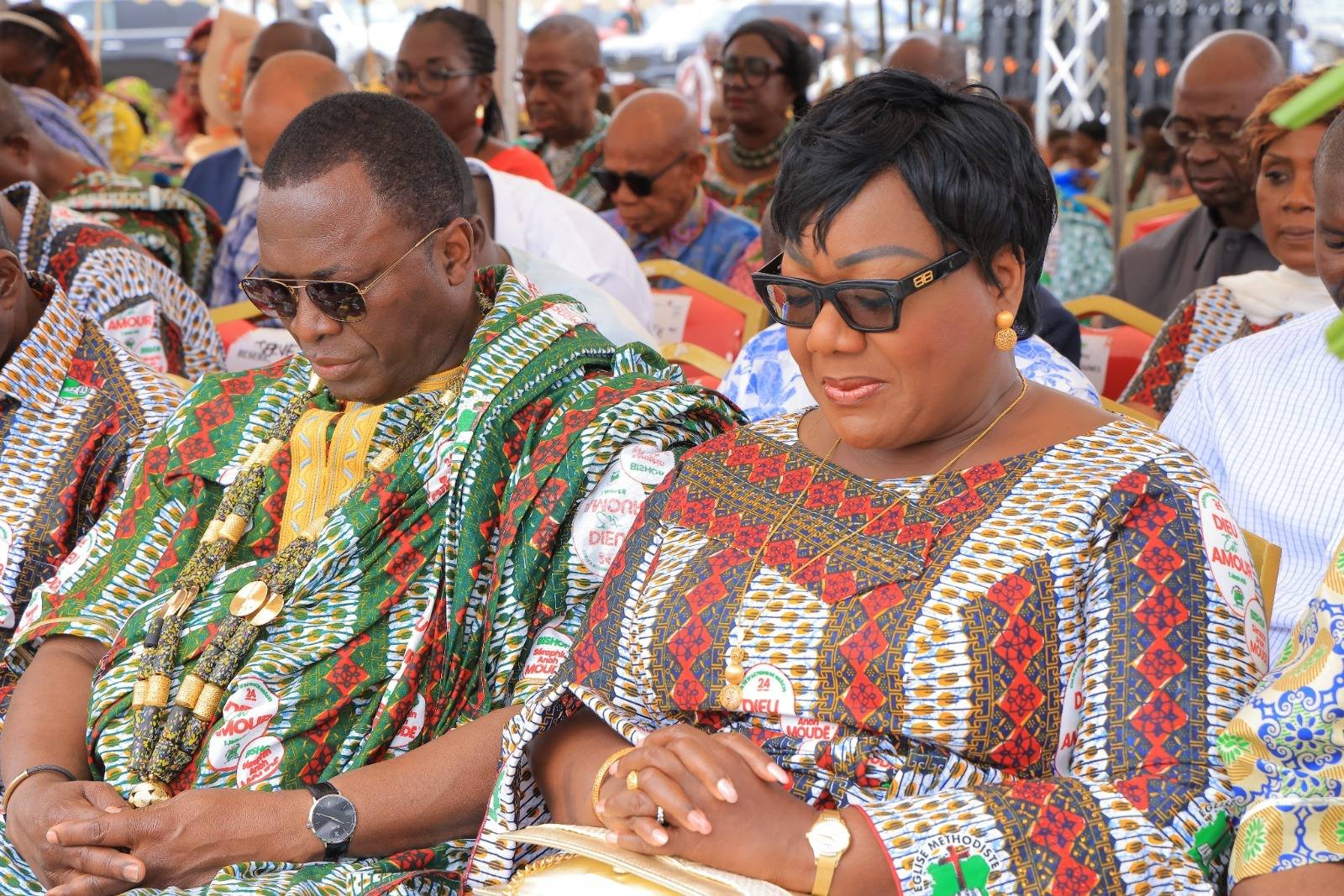 Culte d'action de grâce de Bishop Séraphin Anoh Moudé : Anne Ouloto et Danho Paulin prient pour l’amour en Côte d’Ivoire