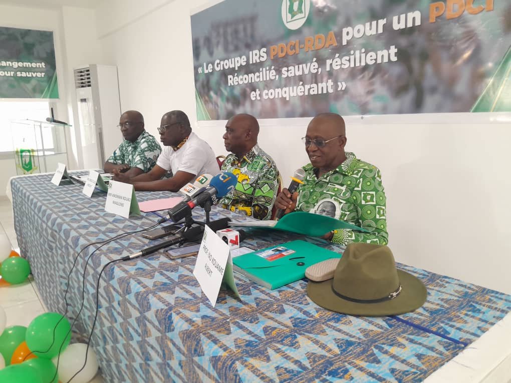 Côte d’Ivoire: Le Groupe IRS_PDCI-RDA demande "la mise en place, dans l’immédiat, d’un Comité de crise"