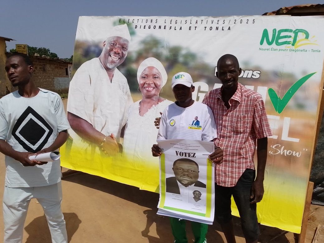 Côte d’Ivoire : Diégonéfla en effervescence, Gahi Dehi Daniel réussit une entrée remarquée aux législatives 2025