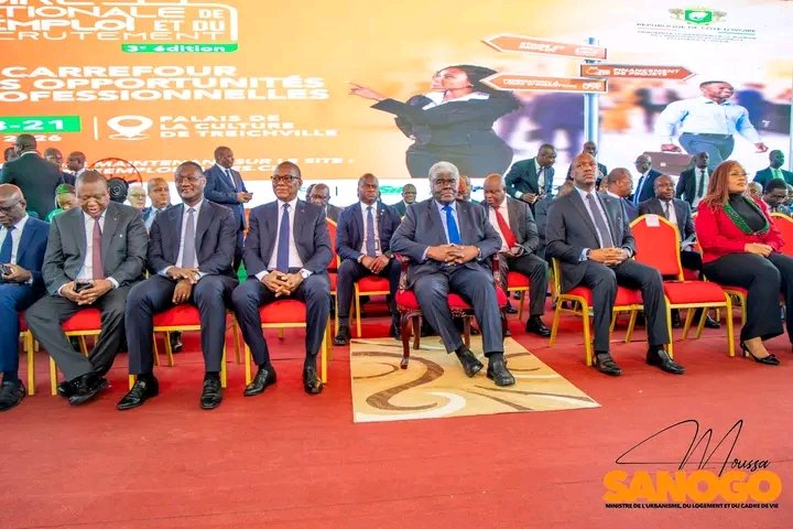 Côte d’Ivoire : Ouverture de la 3ᵉ Foire nationale de l’emploi- 86 000 opportunités annoncées