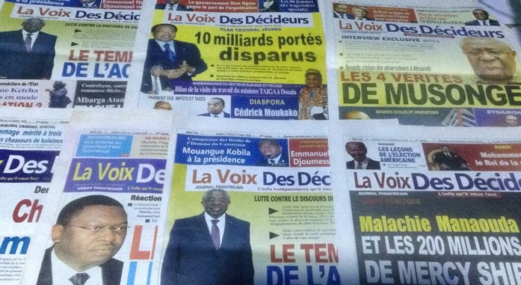 Cameroun – Acharnement judiciaire contre le journal La Voix Des Décideurs et Marcien Essimi