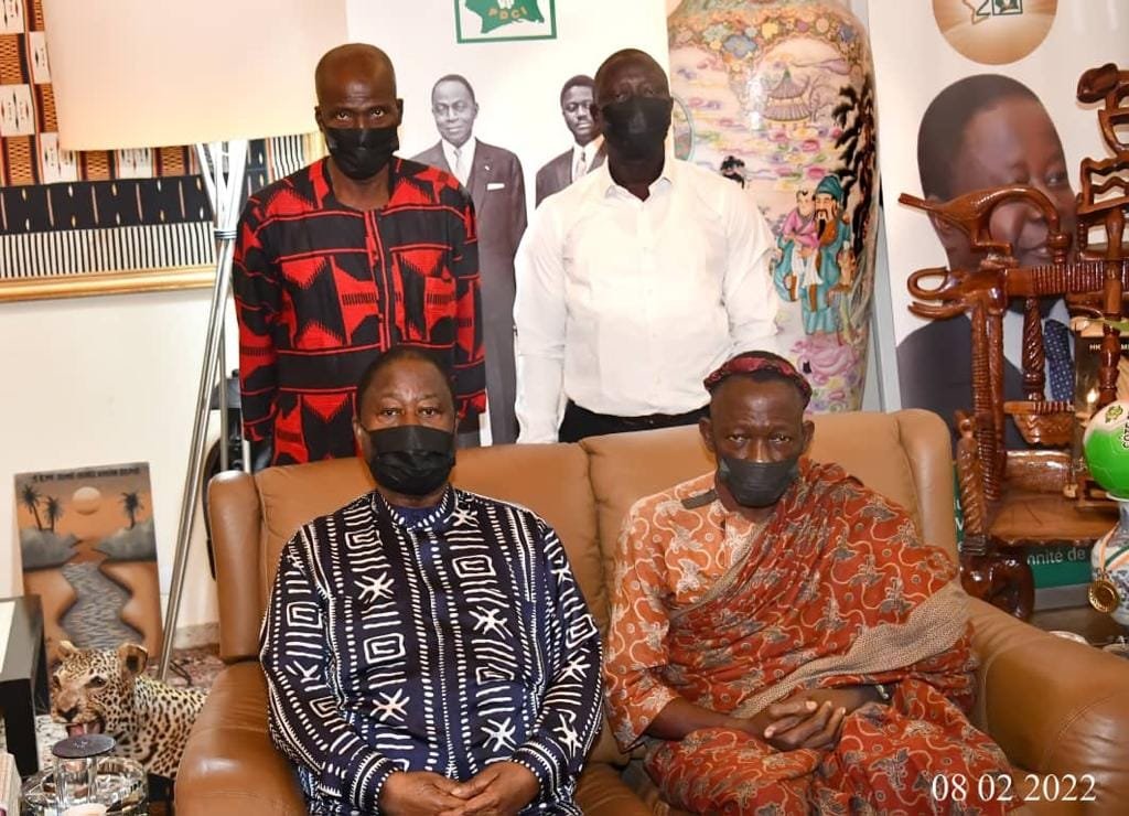 PDCI : Le président Bédié informé des décès de Komenan Gabriel et de Djamala Benoît