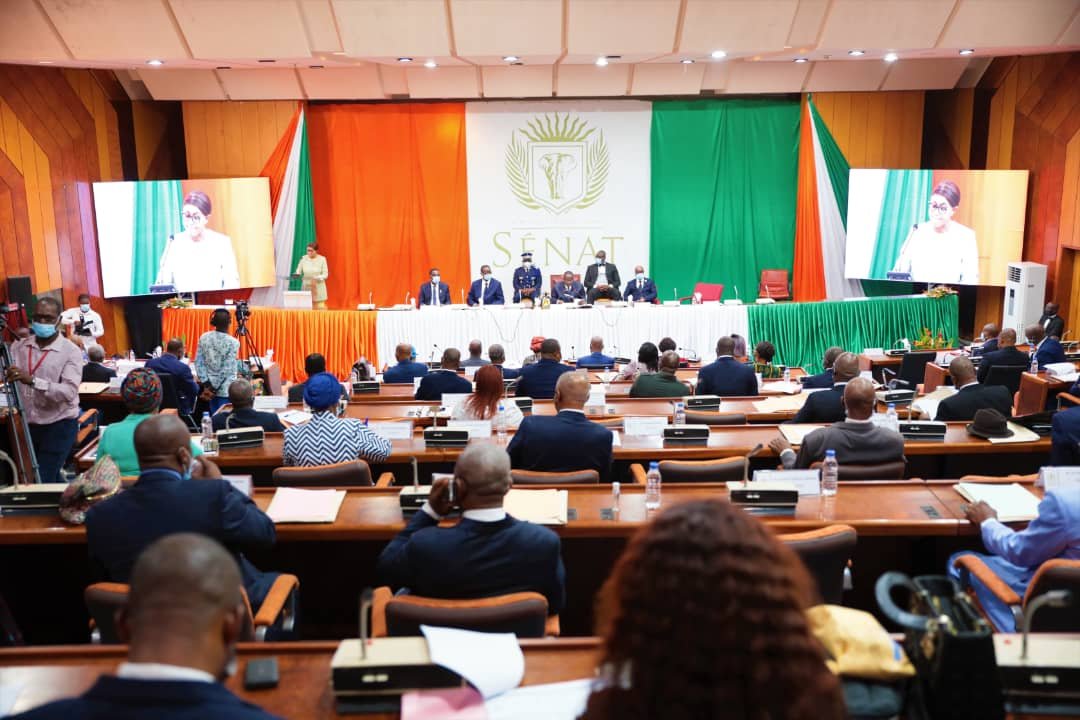 Côte d’Ivoire: Le terrorisme djihadiste, le dialogue politique et la stabilité politique s’invitent à la Session extraordinaire du Sénat