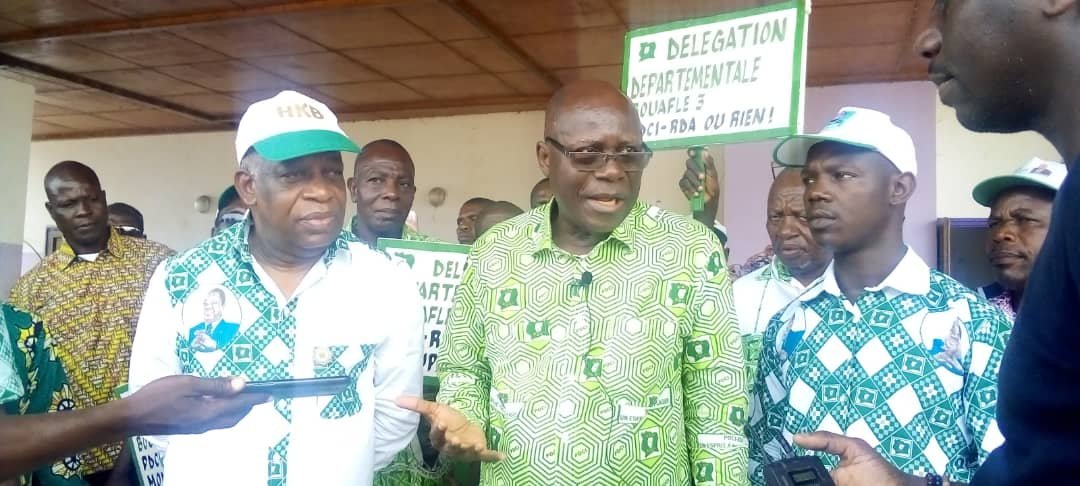 Depuis Bouaflé, Kouadio Isidore Yapi : «Nous connaissons la valeur  du trône de Bouaflé pour le PDCI»