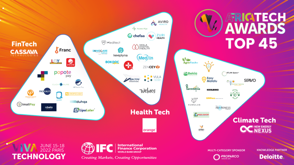 Viva Technology et l’IFC révèlent les 45 start-ups les plus innovantes d’Afrique qui concourront pour les AfricaTech Awards