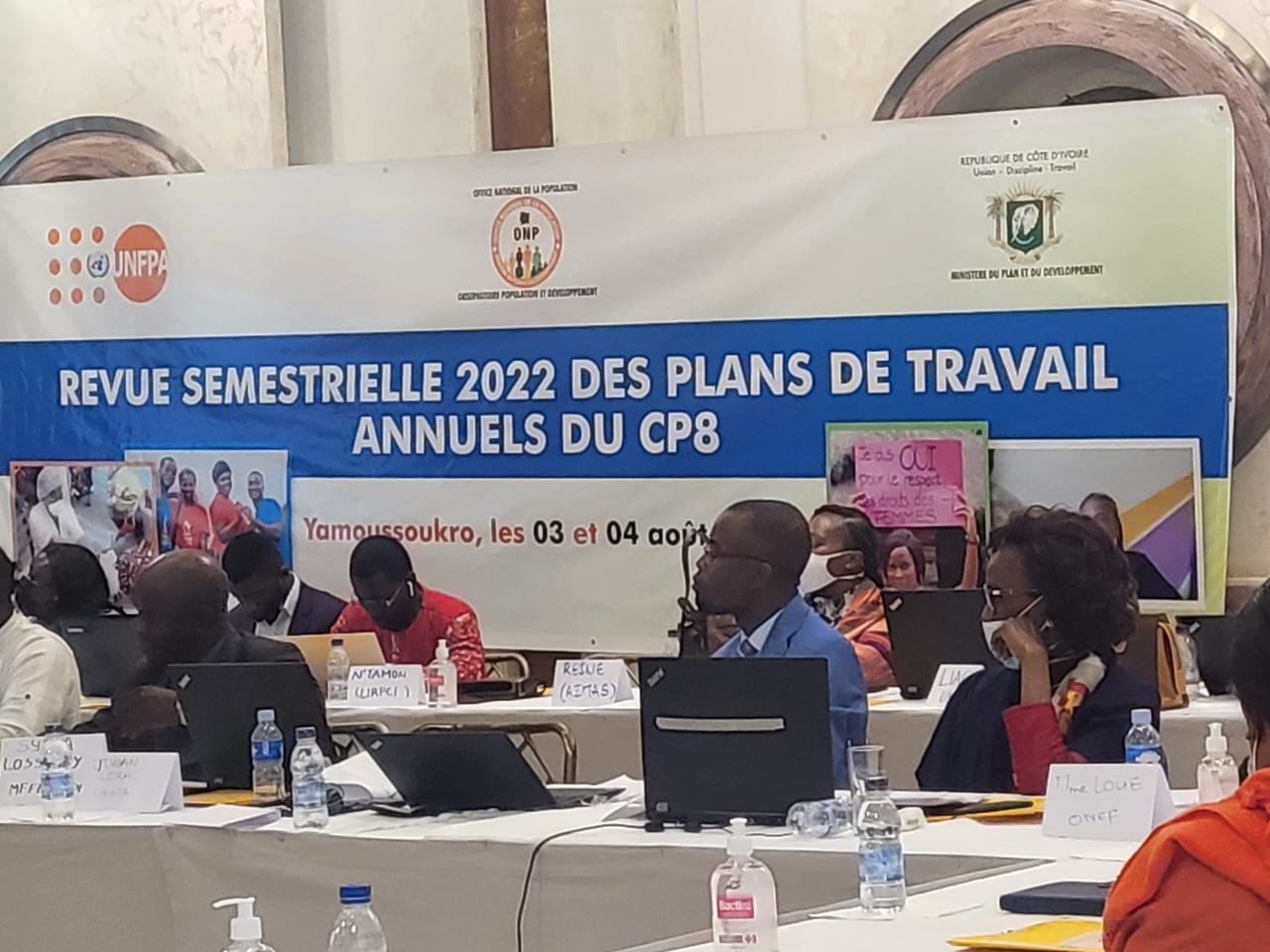 8e programme de coopération: La Côte d’Ivoire et l’Unfpa font le point des six premiers mois d’activités