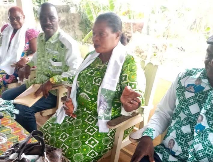 PDCI Gagnoa 1: Mme Koudou Philomène transmet le message de la victoire du parti aux SGS, UFPDCI, JPDCI et Comités de base