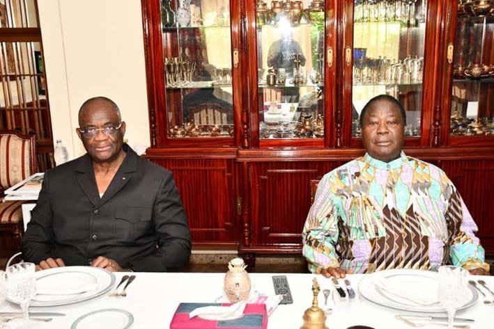 Pdci-Rda : Le président Bédié a échangé, hier à Daoukro, avec le SE en chef Guikahué