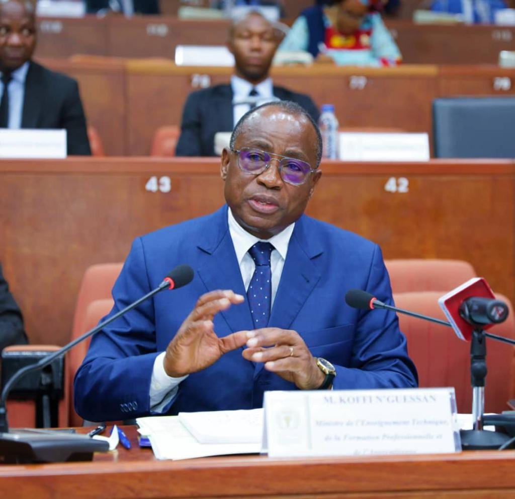 Formation technique et professionnelle en Côte d’Ivoire: Koffi N’guessan fait passer avec succès le projet de loi d’orientation au Sénat