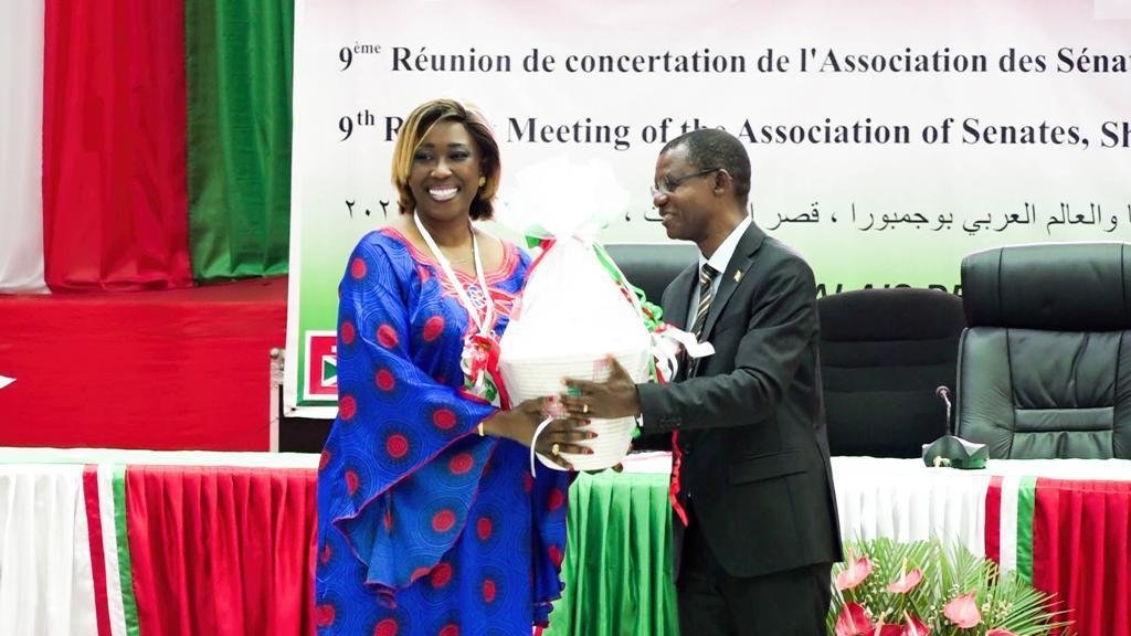 Coopération interparlementaire: Chantal Fanny a représenté le Sénat ivoirien à la 9e réunion de l’ASSECAA à Bujumbura