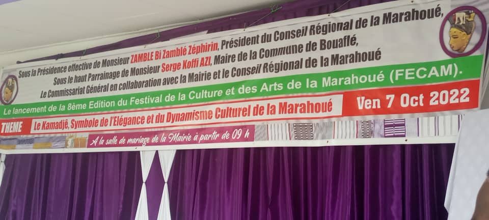 8e FECAM de Bouaflé : Plus de 8000 festivaliers attendus, Dr Léhié Bi immortalisé