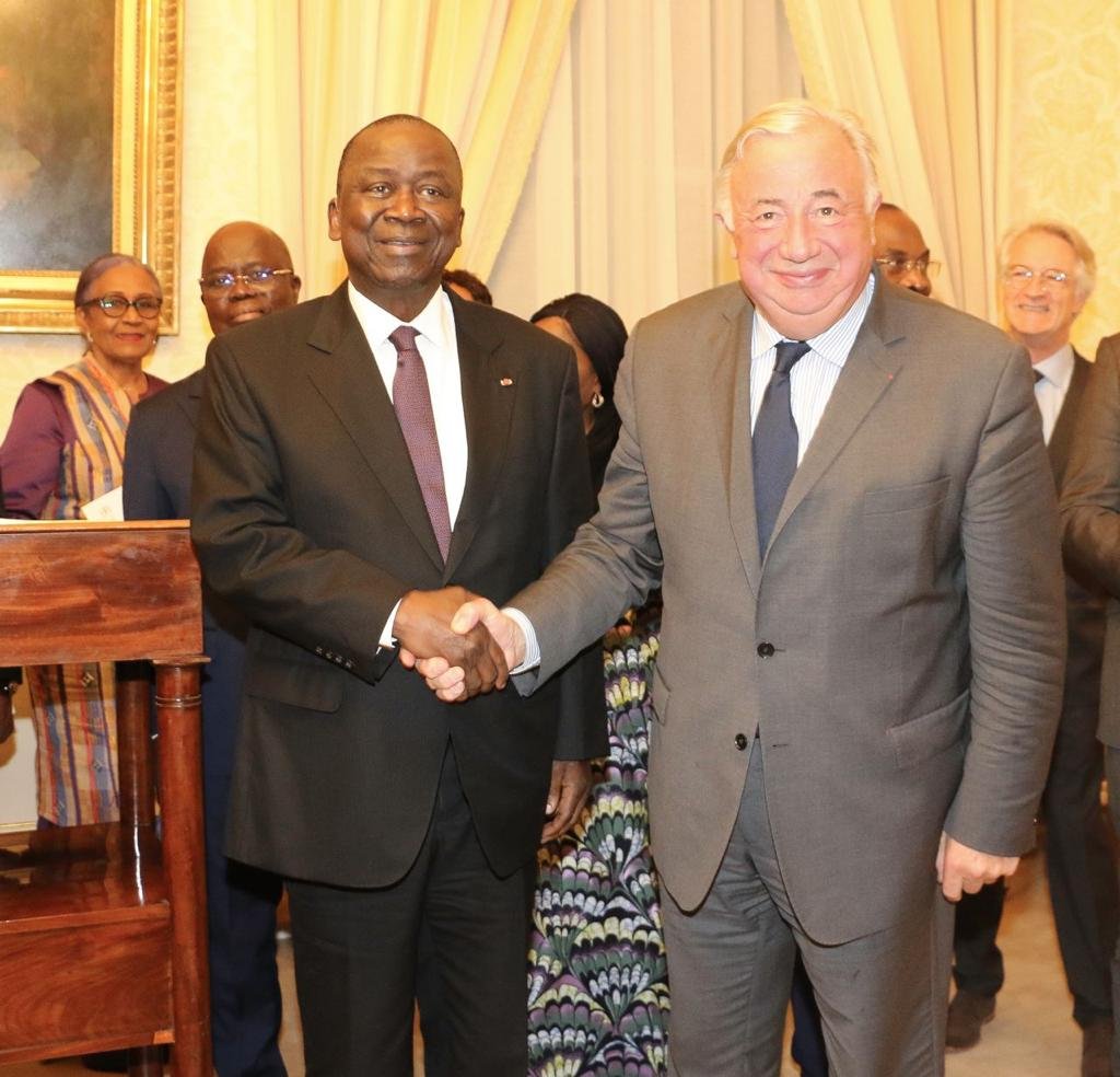 Sénat français/Ahoussou Jeannot parle de souveraineté et avoue: «C’est la France qui a accompagné la Côte d’Ivoire dans son développement économique»