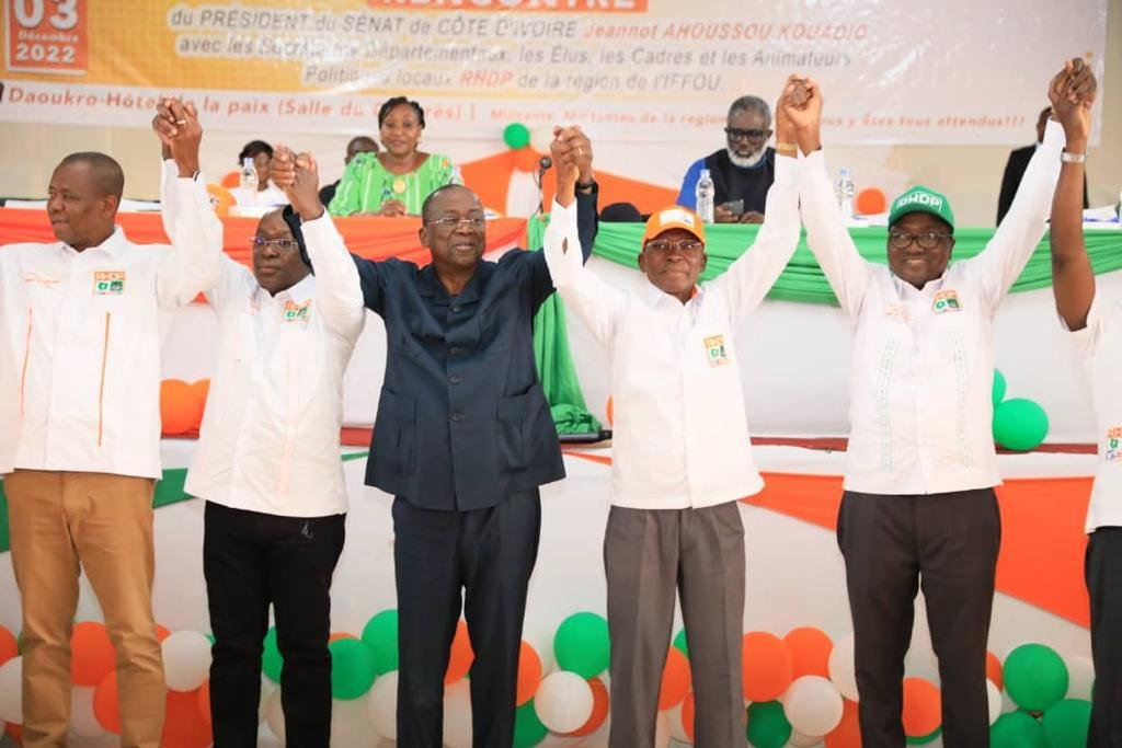Daoukro/RLE 2022 et Régionales 2023: Jeannot Ahoussou veut les militants du PDCI pour la victoire du Rhdp dans l’Iffou