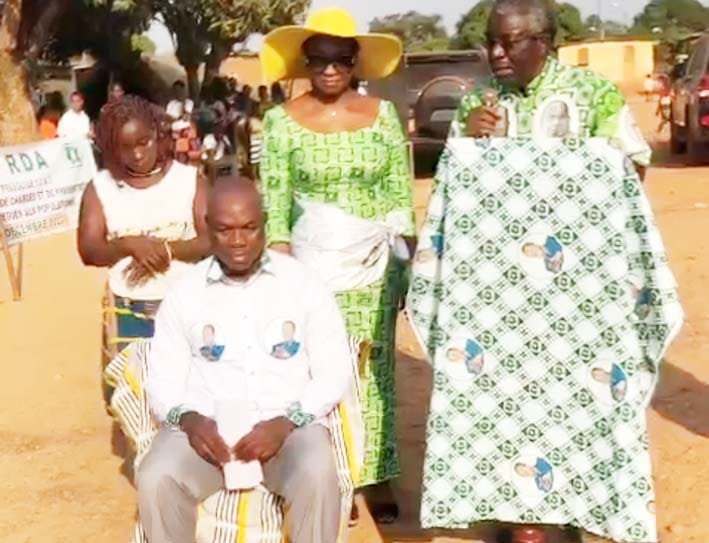 Investiture/Délégation PDCI Sakassou Presqu'île 3: Kouadio Konan (délégué) parle d'un moment historique de la vie politique d'une tribu