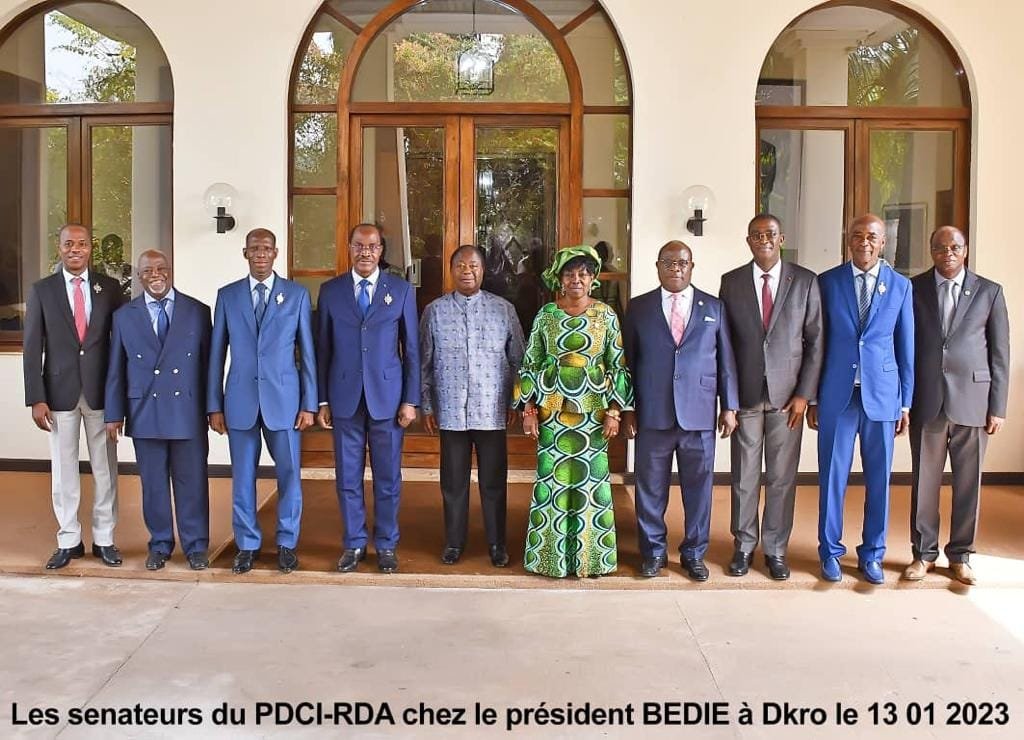 Daoukro: Bédié échange avec les Sénateurs PDCI sur le cas N’dohi Yapi parti au Rhdp