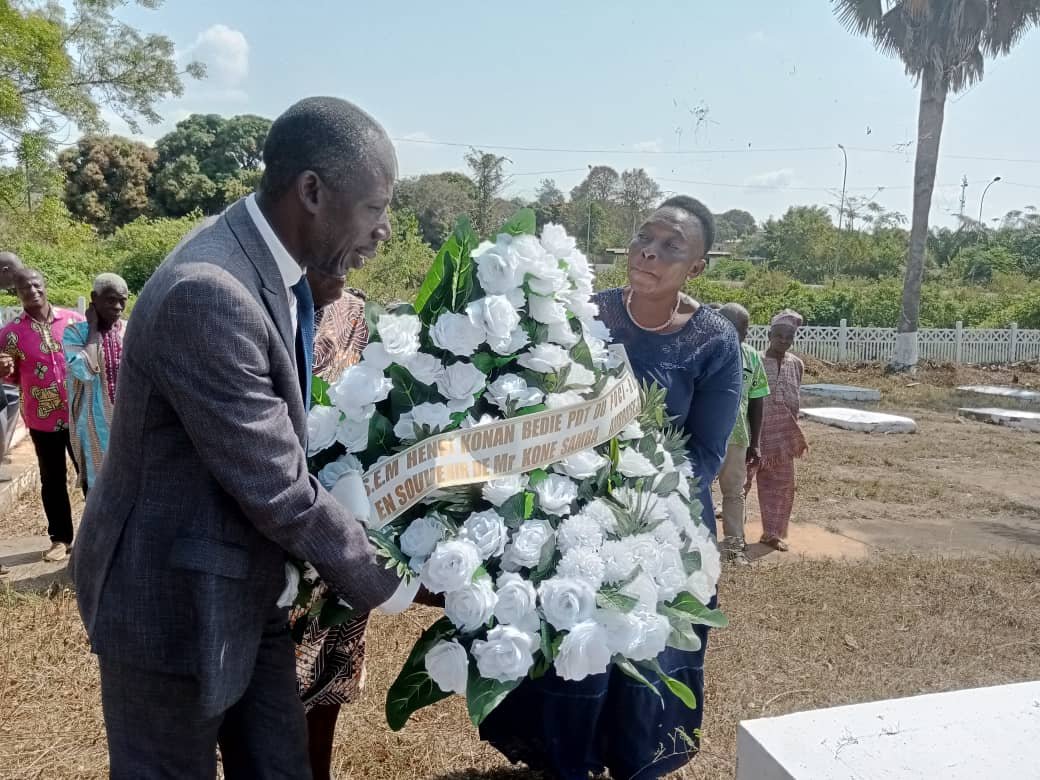 73e anniversaire des Martyrs du PDCI de Dimbokro: Bédié honore la mémoire de Koné Samba Ambroise et de ses compagnons de lutte