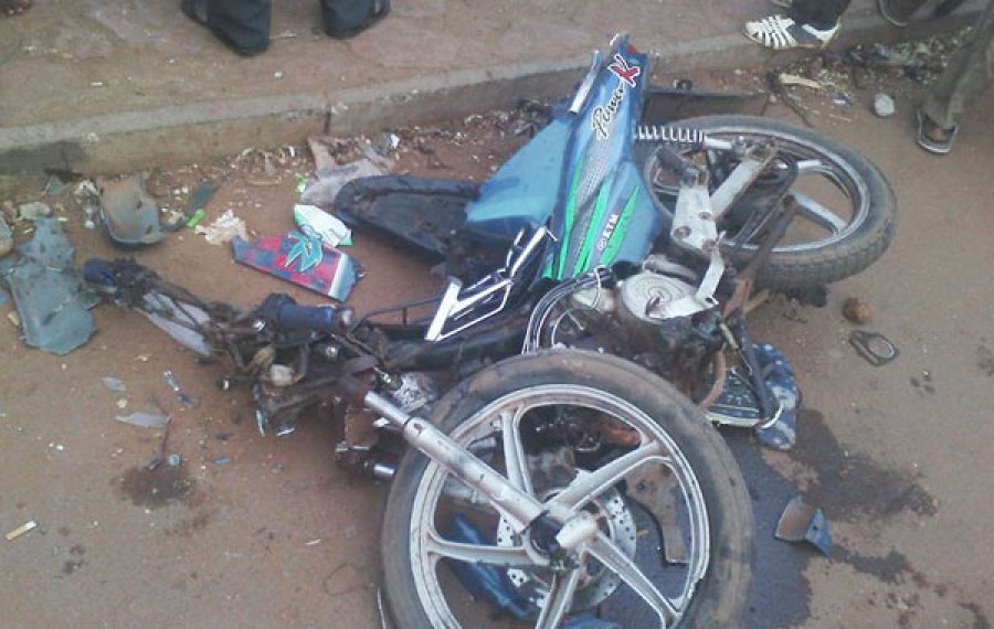 Danané: La vitesse a encore tué, une collision entre une moto, un bœuf et un camion fait 2 morts