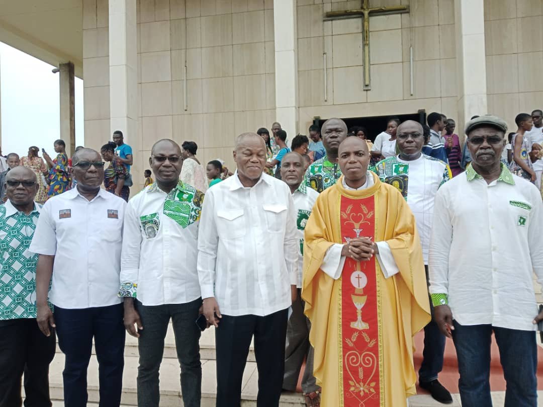 Célébration des 77 ans du Pdci-Rda à Yamoussoukro: Gnrangbé Jean exprime ses vœux, l’Abbé Jean Marcel souhaite le respect des anciens