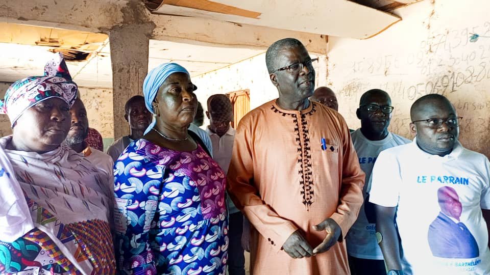 Gagnoa/Rétrocession du siège du PPA-CI: Orega Barthélémy, candidat du PPA-CI aux municipales, assure les militants de Dioulabougou