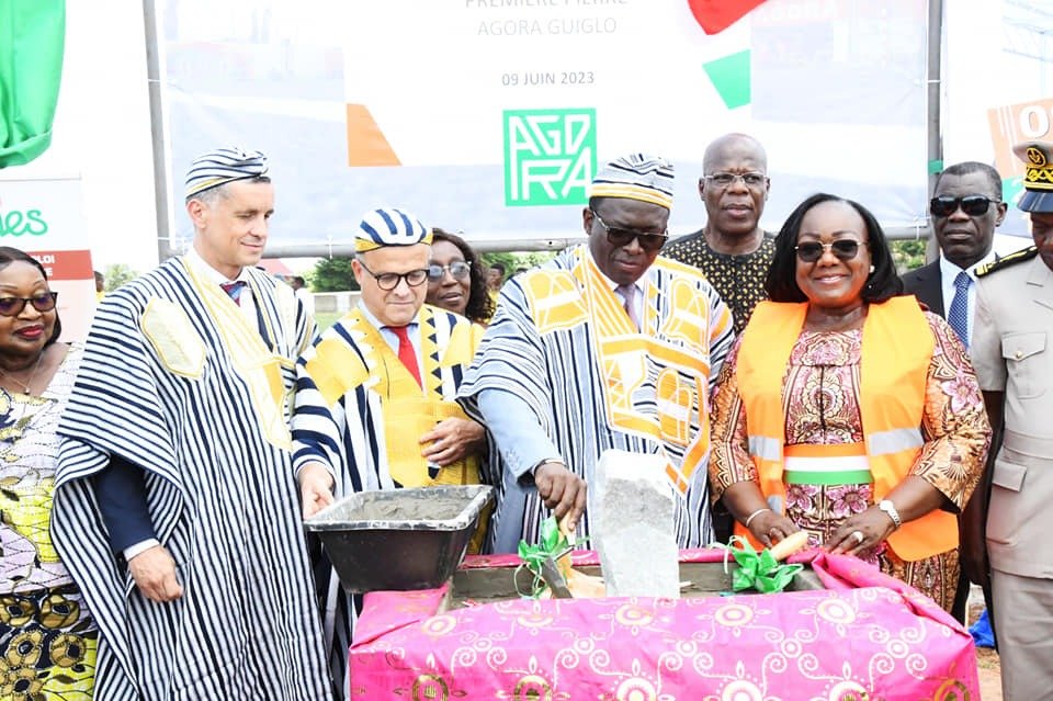 Démultiplication de l’Agora: Guiglo, 3ème ville à accueillir le lancement des travaux, Anne Ouloto se réjouit et rend hommage à Danho Paulin
