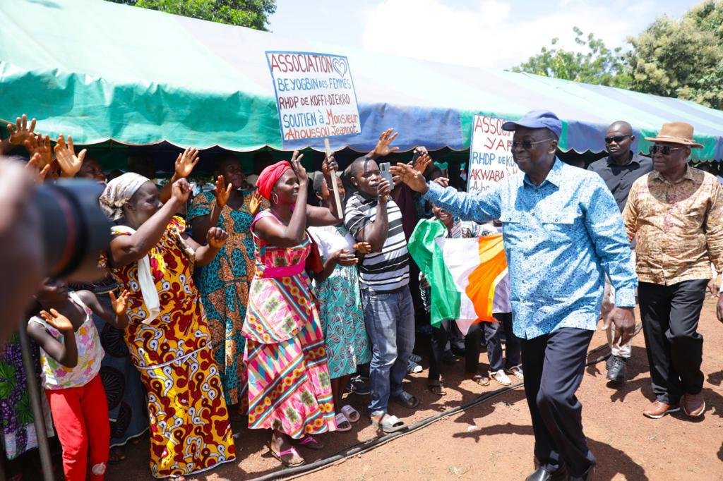 Régionale dans le Bélier/En précampagne à Angonda: Jeannot Ahoussou-Kouadio veut payer une dette…