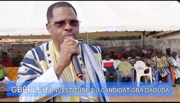 Municipales à Man : Gba Daouda investi par les chefs et le peuple Dan