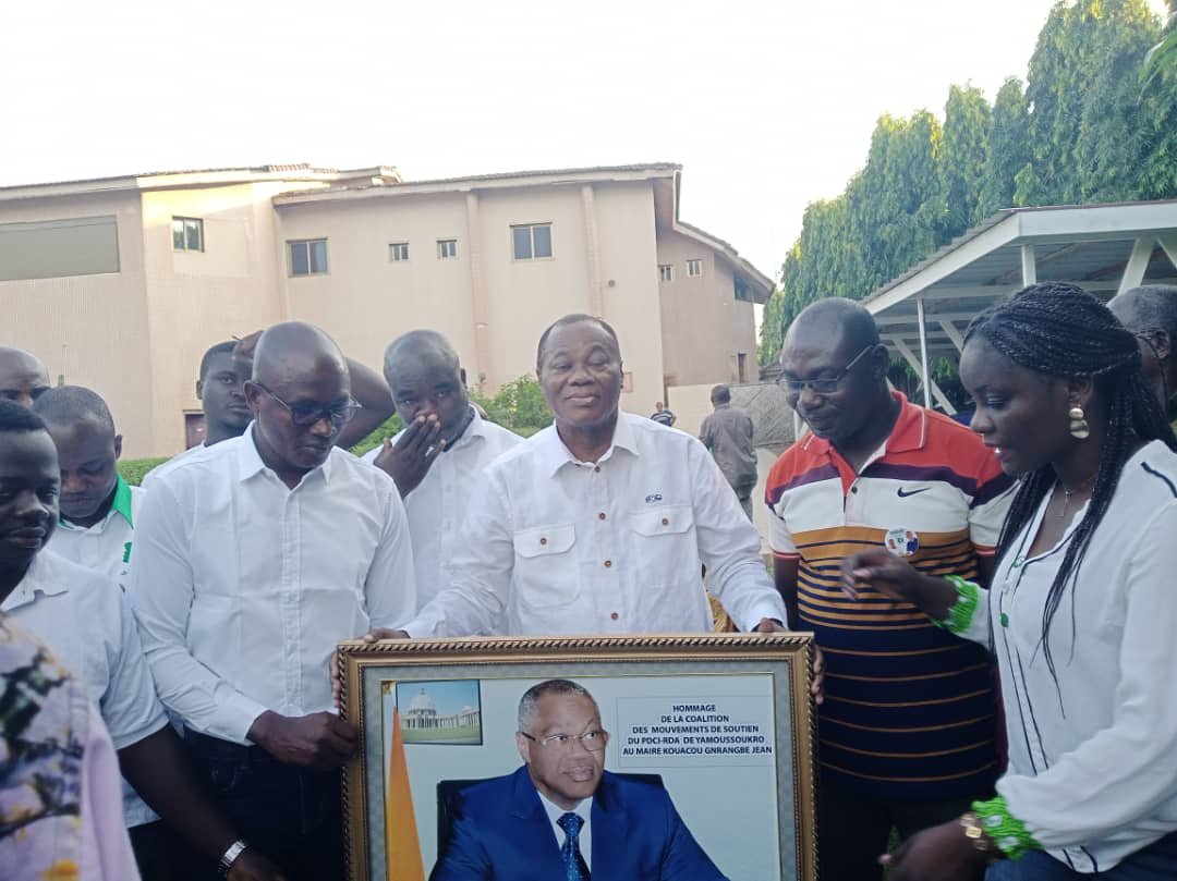 Pdci-Rda Yamoussoukro : Pour son sens élevé de l'intérêt du parti, la Coalition des mouvements de soutien rend hommage à Gnrangbé Jean