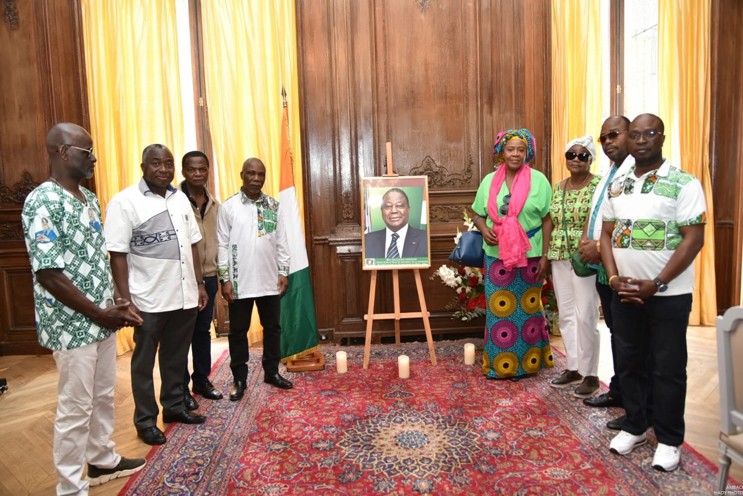 Décès du président Bédié: Le PDCI RDA Paris IDF, dans la douleur, s’est recueilli à l'ambassade de Côte d'Ivoire à Paris