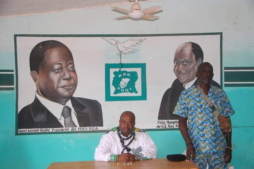 Décès d'Henri Konan Bédié : Le député Olivier Akoto console les populations de N'gattakro (Daoukro)