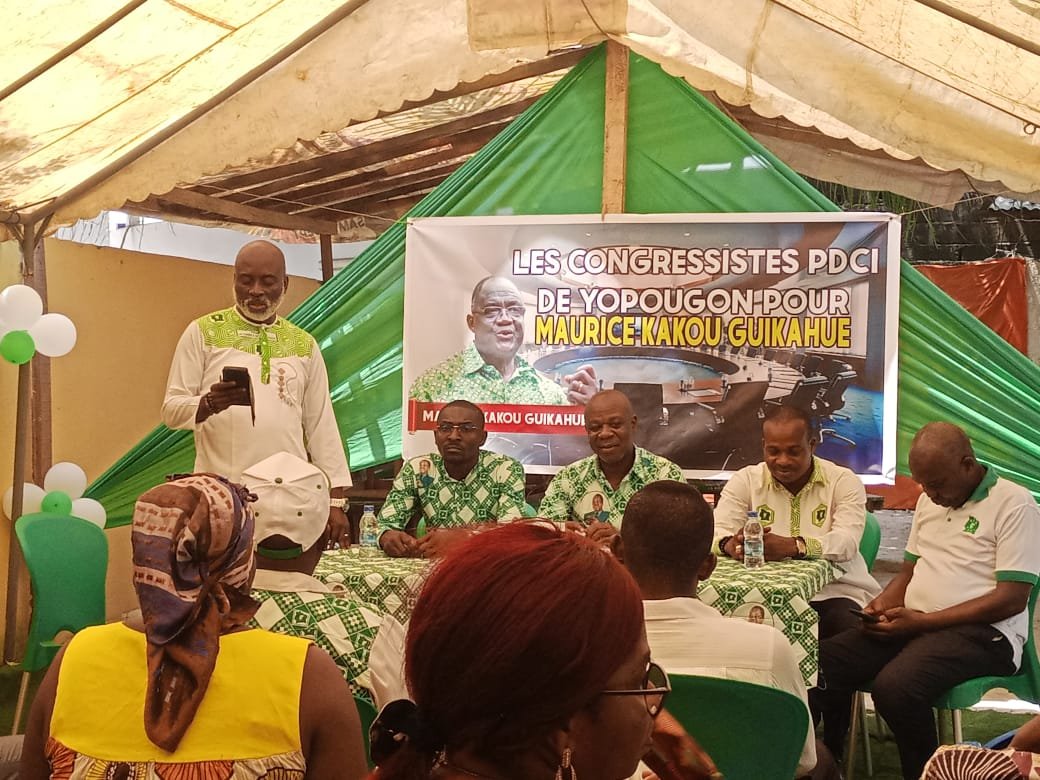 Présidence du PDCI-RDA : Des congressistes de Yopougon appellent Guikahué à maintenir sa candidature pour continuer l’œuvre de Bédié