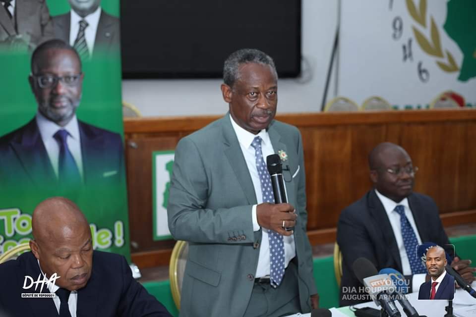 Côte d’Ivoire/Brédoumy (PP PDCI) attaque le pouvoir: La «mauvaise gouvernance du RHDP a entraîné un recul social… notre pays a tourné le dos aux valeurs nobles»