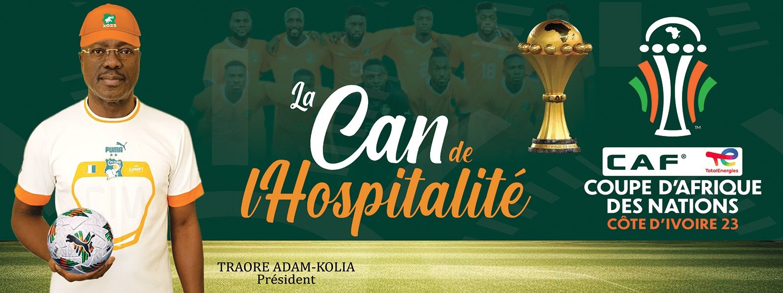 CAN 2023/Avant CIV-RDC, Traoré Adam-Kolia (Pdt CR IFFOU) : «Gardons nous de l’orgueil, du déni et de l’indifférence»
