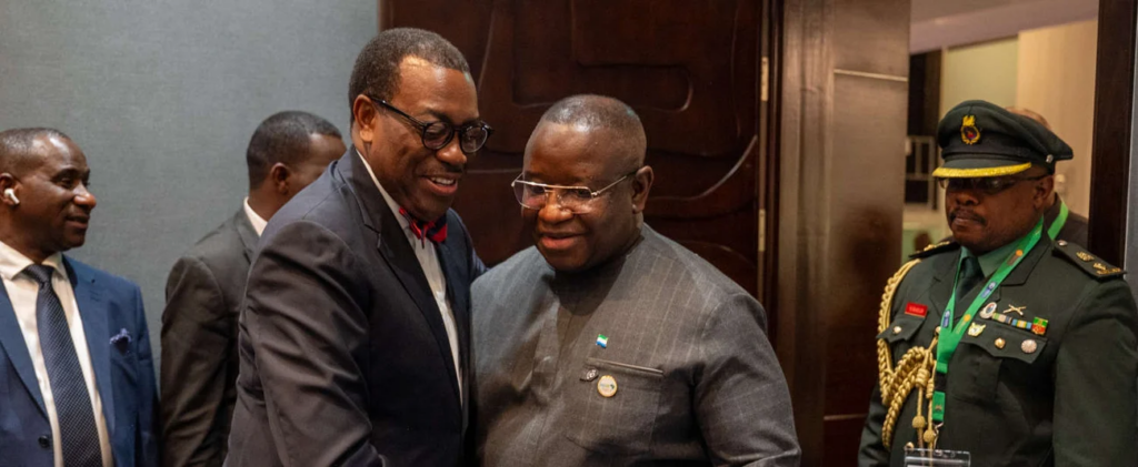 Des administrateurs de la Banque africaine de développement en visite en Sierra Leone