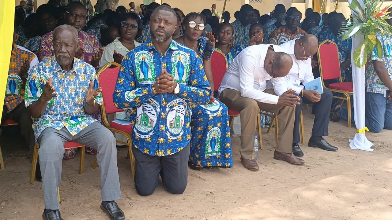 75 ans de la PNDP/Diamala Kouassi Raphaël, maire de M'bahiakro, conseille: "Avec Dieu, tu ne manques de rien et tu es assuré de tout avoir"