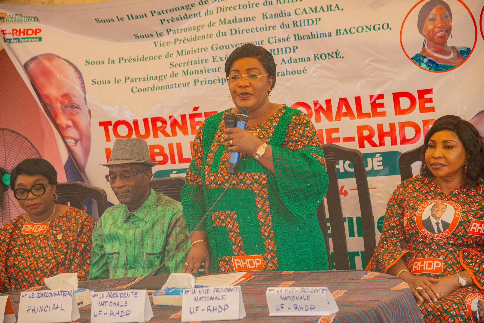 En tournée dans la Marahoué : Harlette Badou veut renforcer l'engagement politique et civique des femmes pour Alassane Ouattara en 2025