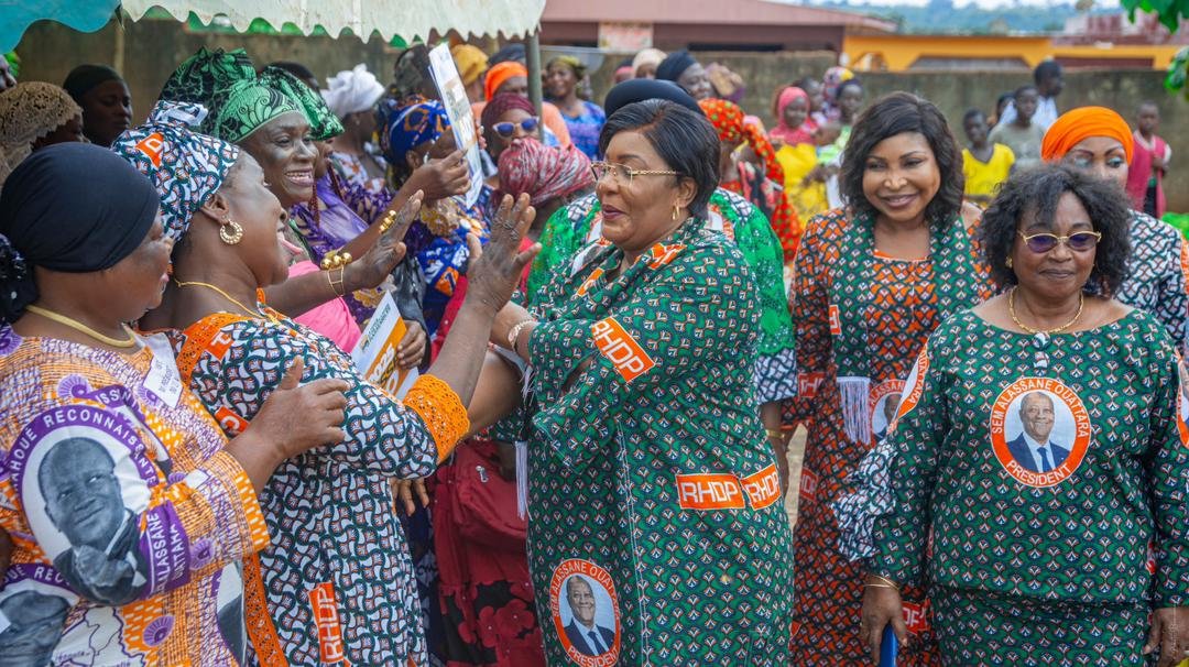 UF-RHDP/Harlette Badou, dans la Marahoué: «Depuis que le Président Alassane Ouattara a pris le pouvoir, il y a la parité entre les hommes et les femmes»