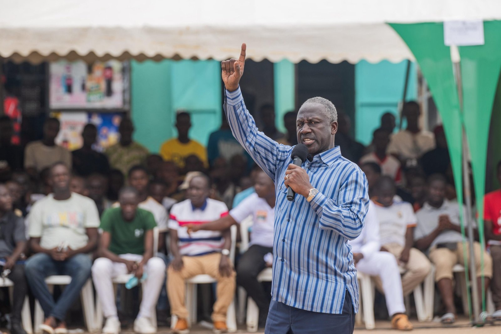 CIV/Présidentielle de 2025 : L’échauffement d’Adama Bictogo avant le début du "match" à Yopougon