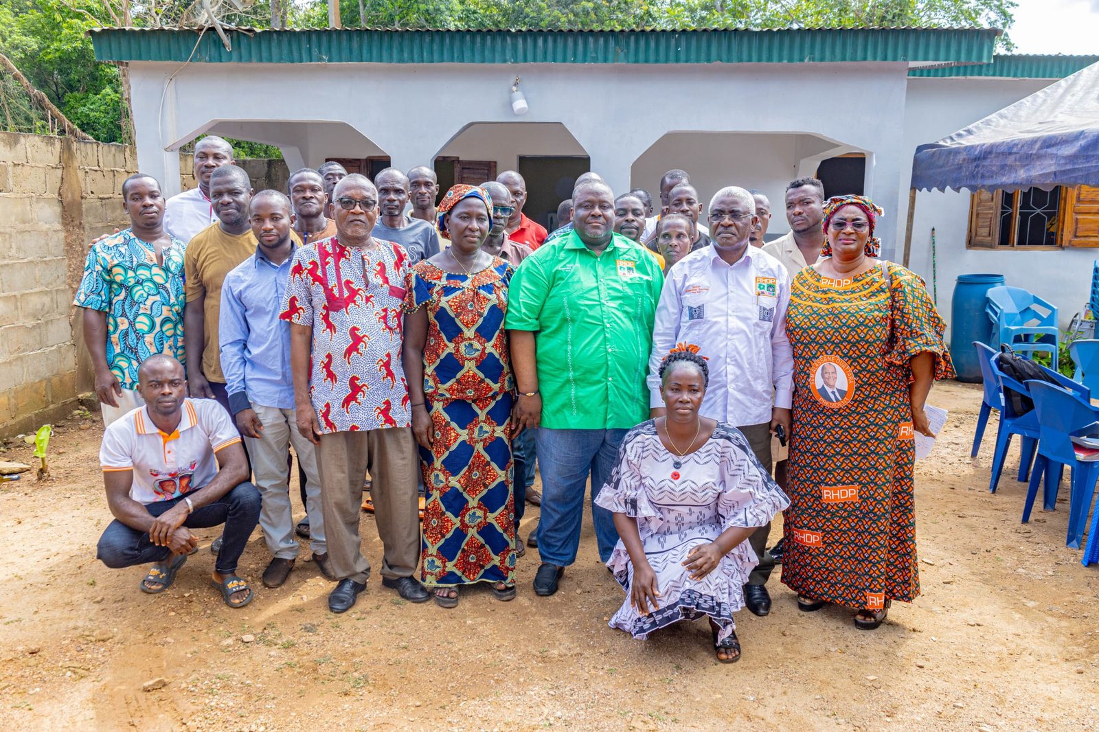Moronou/RLE 2024: Pour atteindre son objectif, N'guessan Ahondjon en "coller-serrer" avec les militants du RHDP
