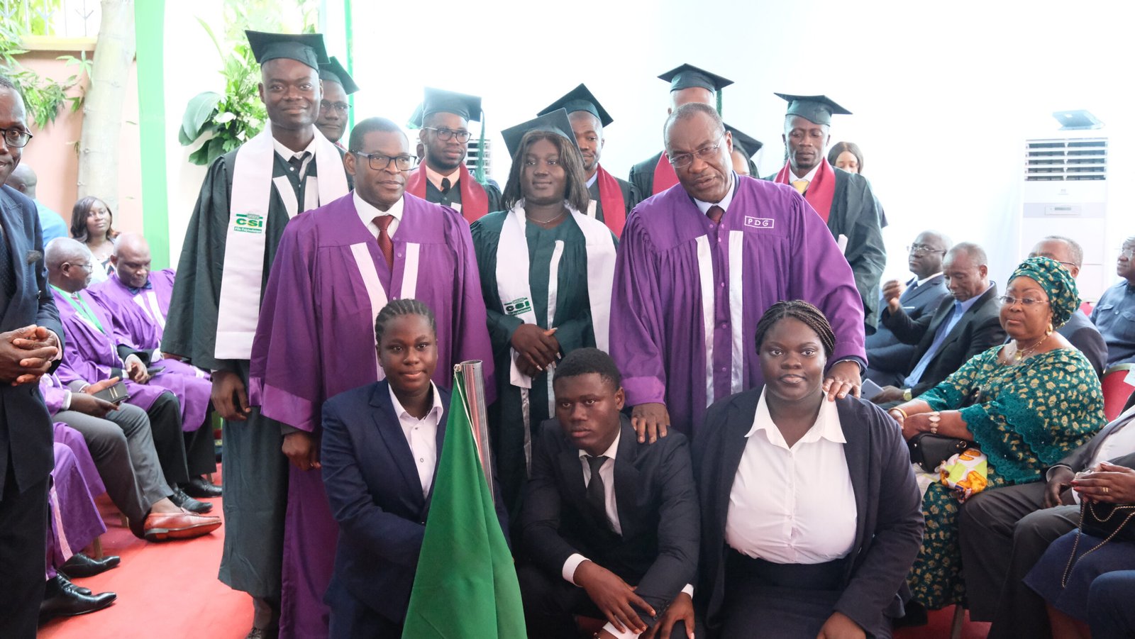 Rentrée solennelle du Groupe CSI pôle polytechnique : Plusieurs étudiants en fin de cycle ont reçu leurs parchemins
