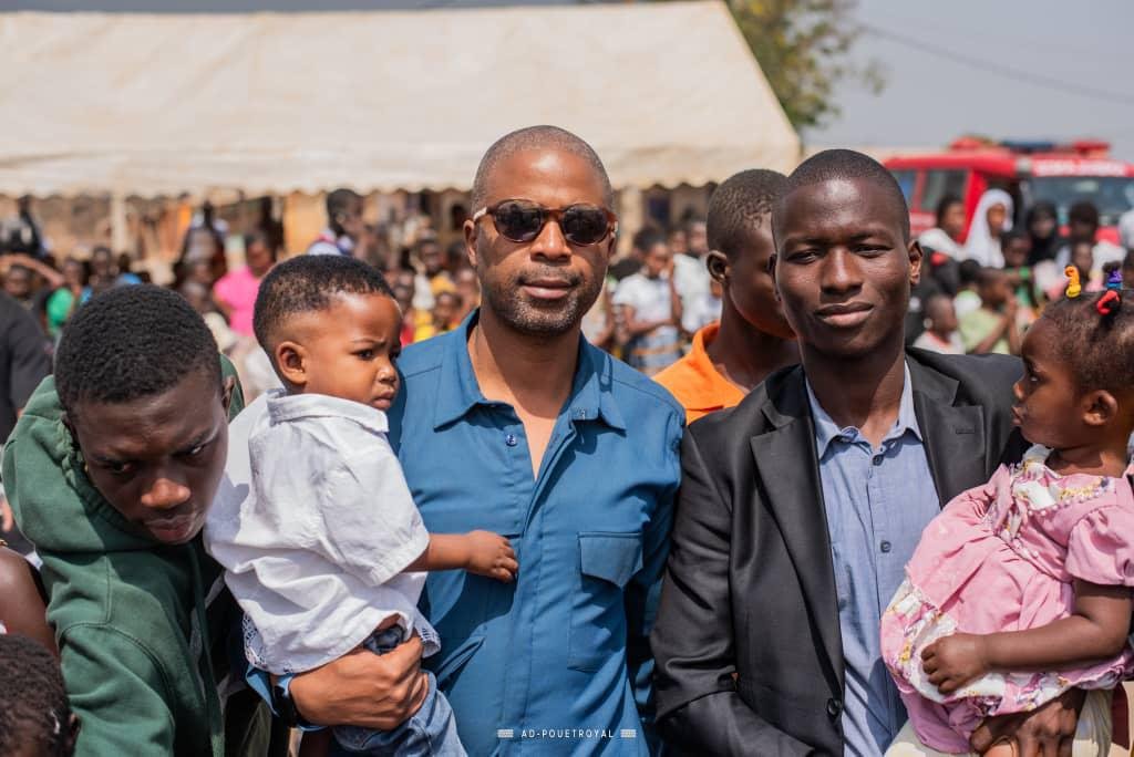 Bouaflé/Noël en Or: Frédérik N'dia Koffi célèbre plus de 300 enfants vulnérables et 50 veuves