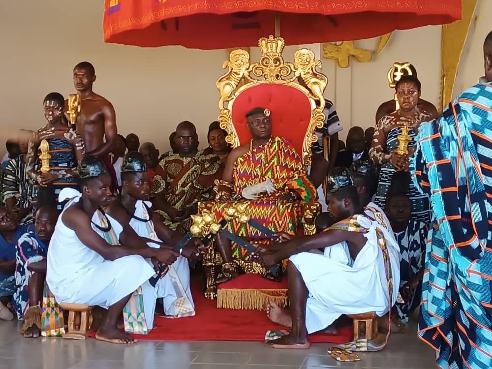 Royaume Baoulé/Sakassou: 39 chefs cantons présentent leurs vœux à sa Majesté Nanan KOUAKOU DJE II (images)