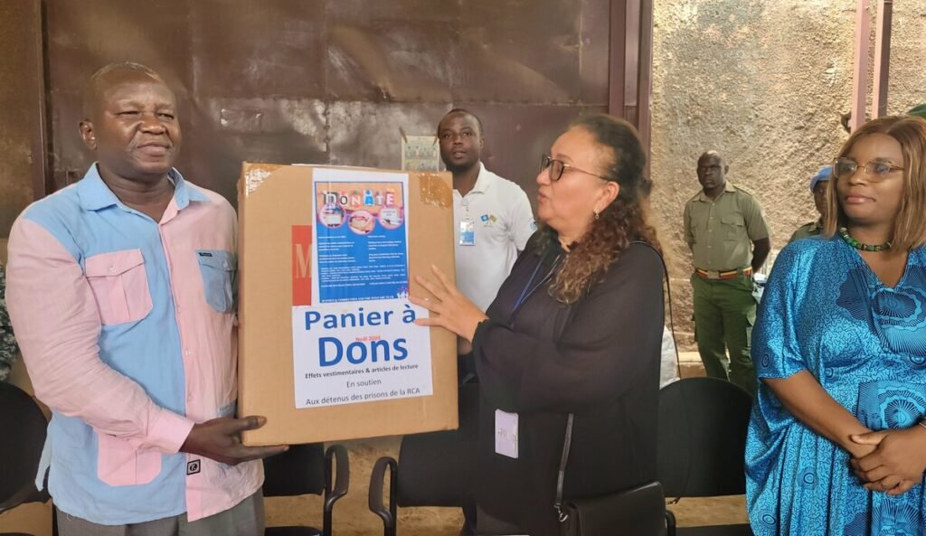 Un geste de solidarité pour améliorer les conditions de vie des détenus en Centrafrique