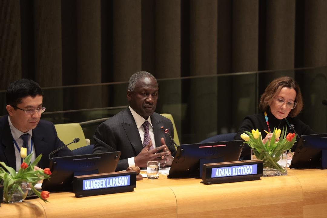 Depuis la tribune de l’ONU : Adama Bictogo a présenté «les initiatives de l’Assemblée nationale de Côte d’Ivoire en matière de gouvernance et de développement durable»