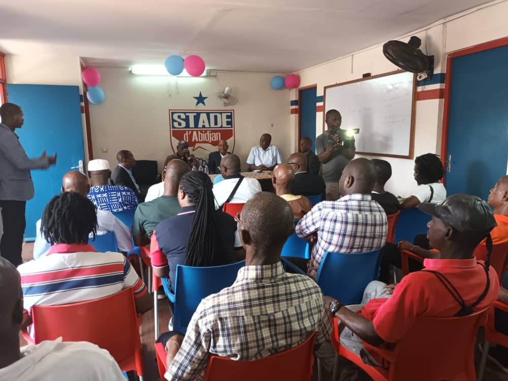Football/Stade d’Abidjan: Les anciens joueurs félicitent et rendent hommage à Sidibé Souleymane