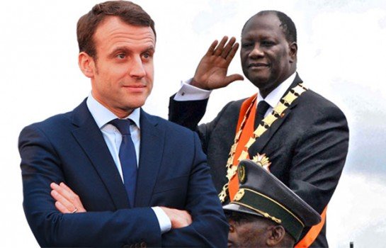 Emmanuel Macron Alassane Ouattara